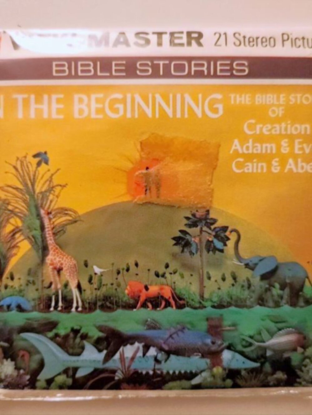VTG 1972 SEALED View-Master GAF Bible Stories In the Beginning Creation 3 Reels